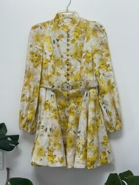 Zimmermann Linen Floral Mini